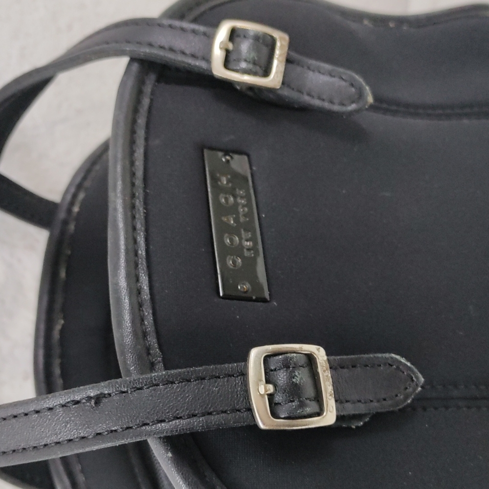 Coach Vintage Neo-Dome Tote Bag Black Neoprene #6220 - Picture 13 of 16